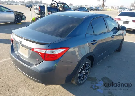 2016 Toyota Corolla S Plus из США, поврежденный, VIN 5YFBURHE2GP403849